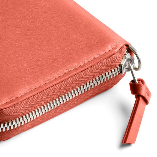 Image of Bellroy Folio Wallet (compact leather folio /clutch wallet with space for cards, bills and coins, plus everyday essentials) - BloodOrange