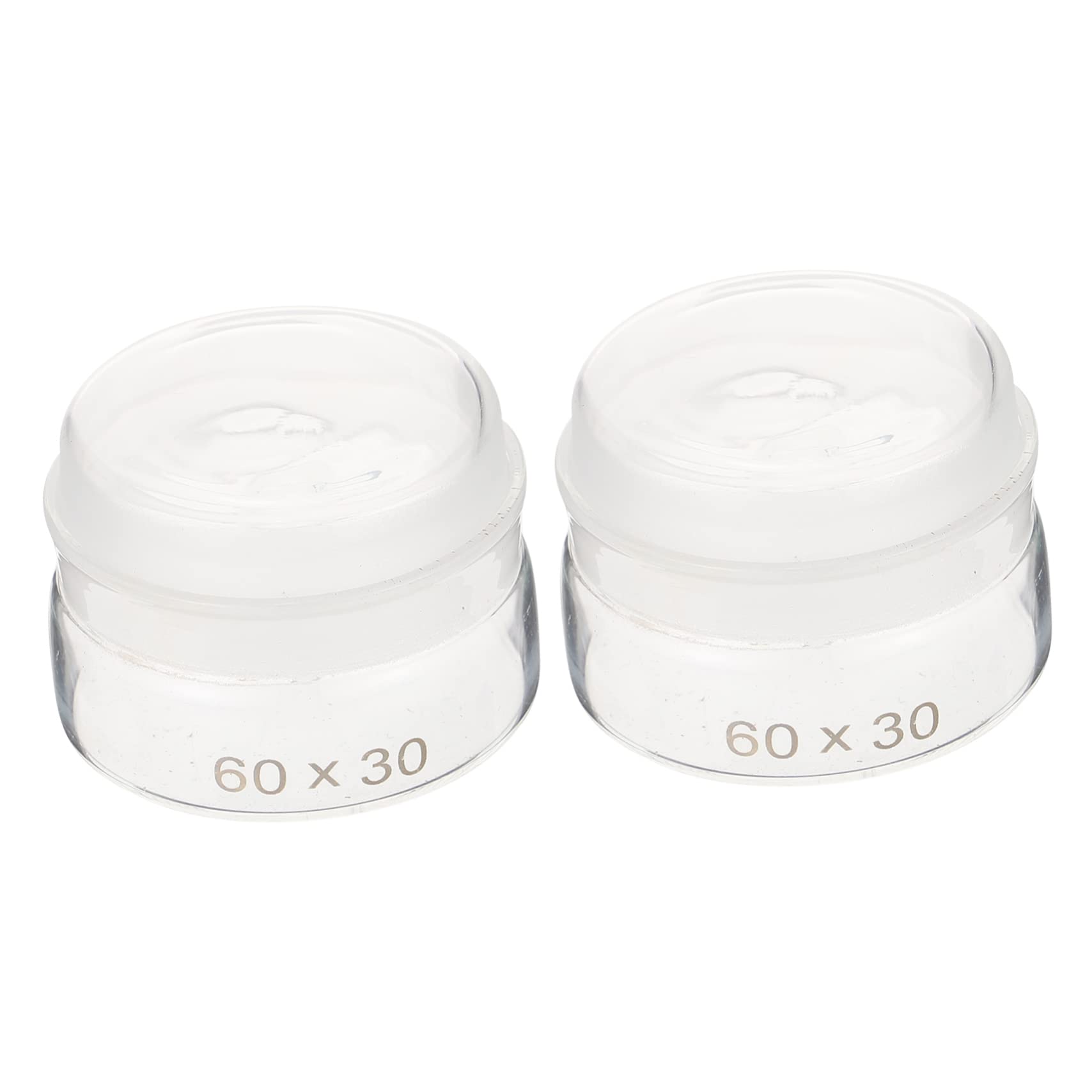 OUNONA 2pcs Weighing Bottle Simple Weighing Holder Specific Gravity Bottle Vessel Tools Weight Bottle Holder Weighing Jar Science Weighing Container Lab Flask Sample Bottle Glass