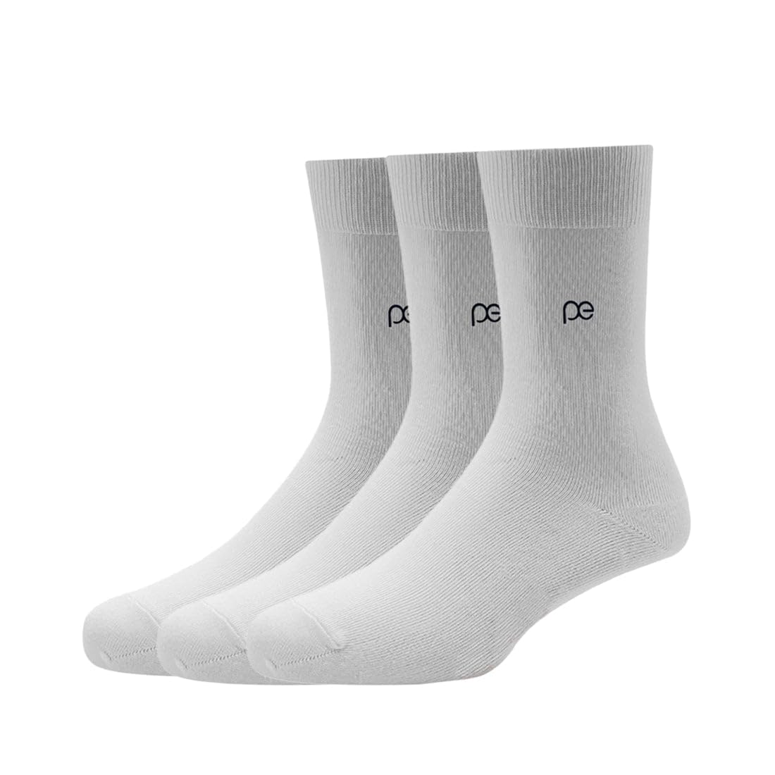 peter england Mens Cotton Full Length Socks (Pack of 3) White-picture-30