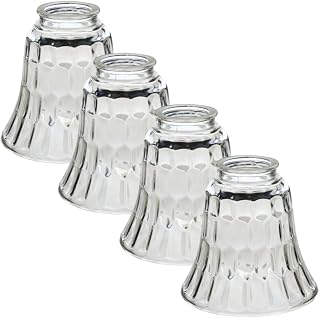 4PK Glass Shade- Water Wave