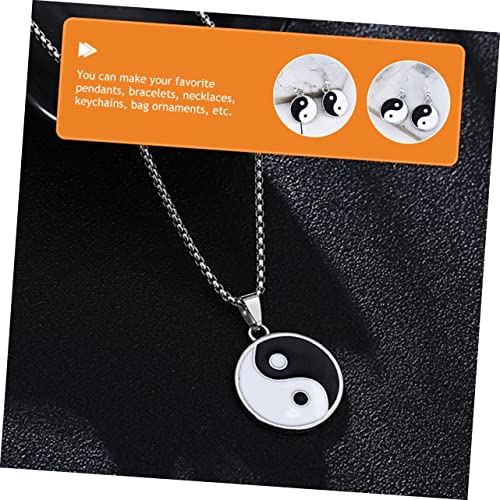 CALLARON 18 Peças Amuletos De Tai Chi Faça Você Mesmo Amuletos Pingentes Faça Você Mesmo Pingentes P