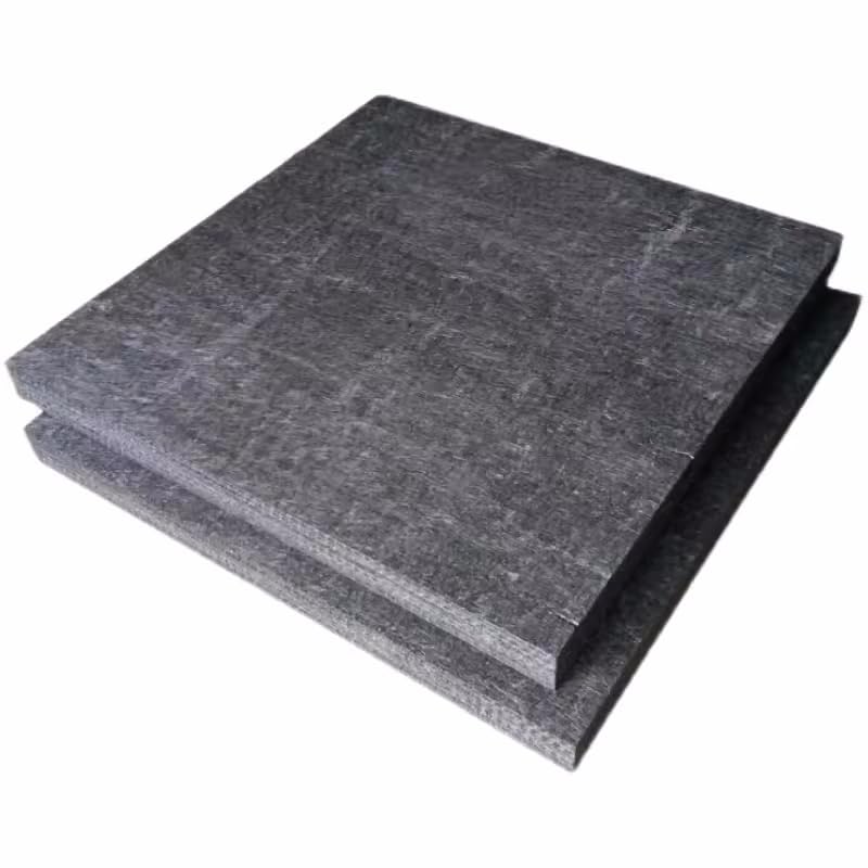 Carbon Felt Graphite 100x100mm Pack of 2 for Scientific Research Experiments(Thick: 2mm)