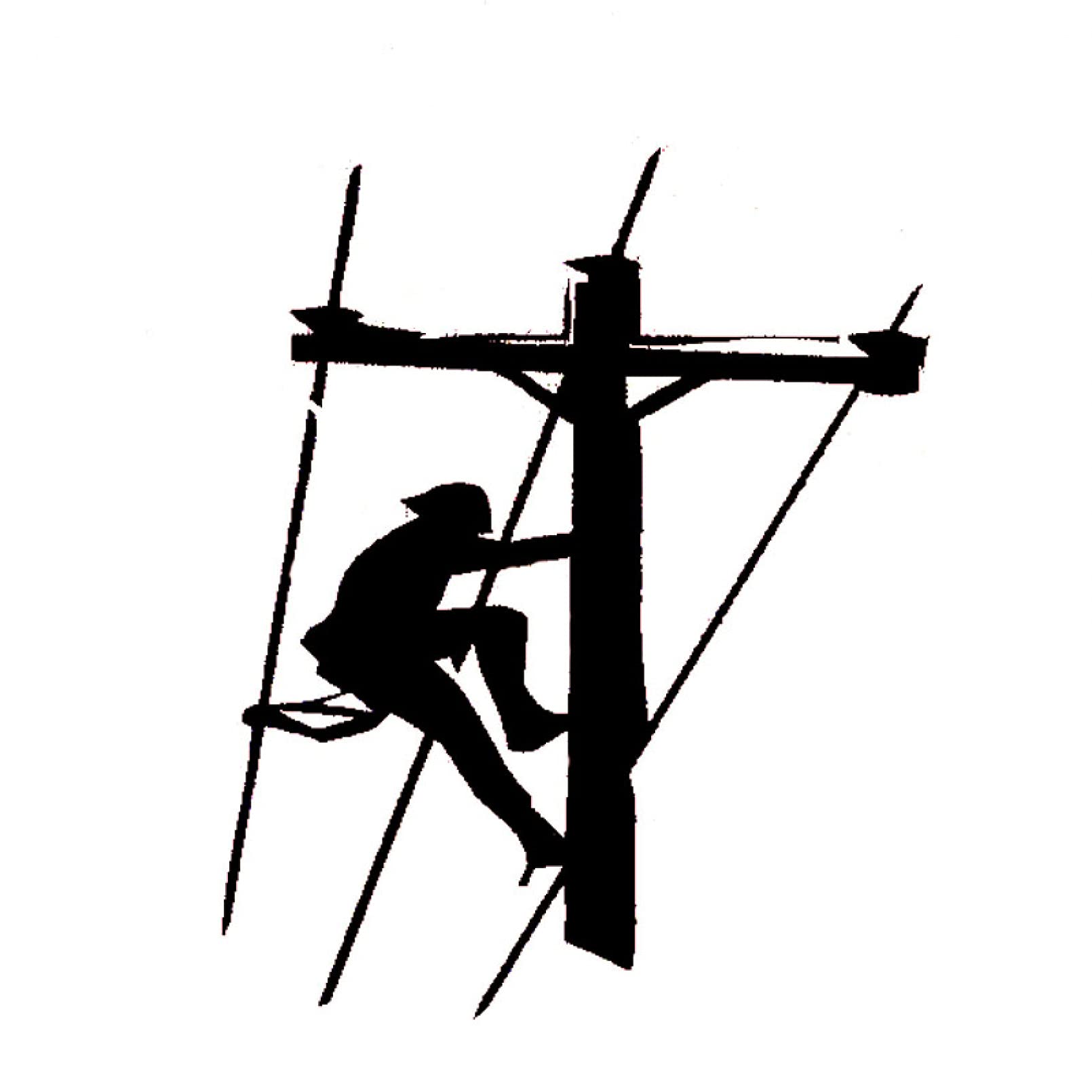 Scshy Black Car Sticker 10.1Cm*12.5Cm Lineman Electrician Fun Car Sticker Decals Decor /Silver Vinyl