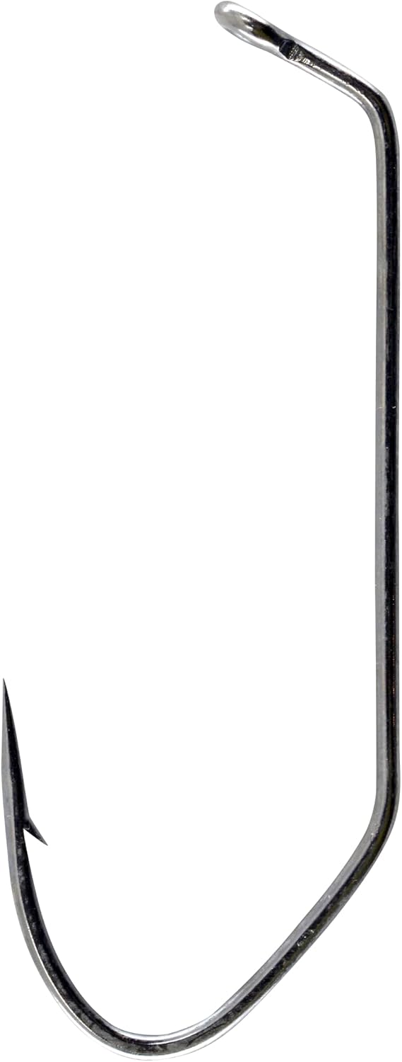 Victory 11798 V-LOC™ 60° Flat Eye Jig Hook Black Nickel Pack of 100 Size 2/0-5/0 Compares to 32798 Style Hooks.