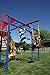 Lifetime Monkey Bar Adventure Swing Set, Primary Colors