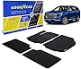 Goodyear Custom Fit Car Floor Liners for GMC Terrain 2018-2023, Black/Black 4 Pc. Set, All-Weather Diamond Shape Liner Traps Dirt, Liquid, Precision Interior Coverage - GY004992
