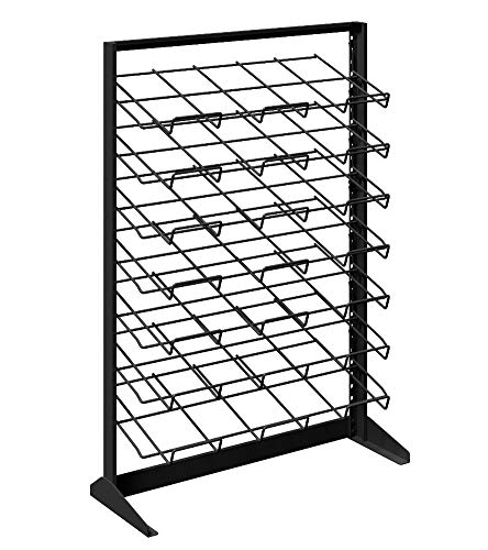 Amazon｜【本屋さんの】マガジンラック平置き【7段：ワイド