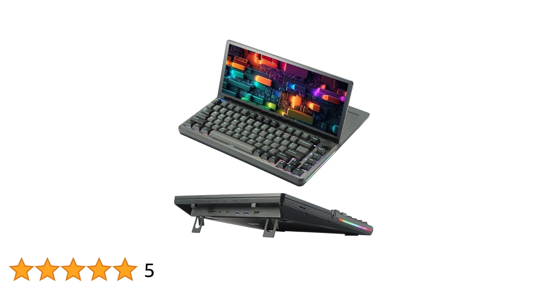 モニター 17.3インチ 1920*1080 ゲームモニター　キーボード付き JAPANNEXT モバイルゲーミングモニター 17.3インチ フルHD(1920