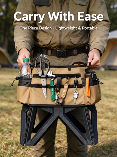ChayWillow Tactical Folding Stool Cover with Storage Pockets - image 3
