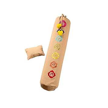 KANYOGA Yoga Mat Cover Bag | Cotton Exercise Fitness Durable | Mat Carry Bag Cover Only with Strong Shoulder Straps | Yoga Mat Bag for Men & Women (Beige, L 74 X W 25 Cm)