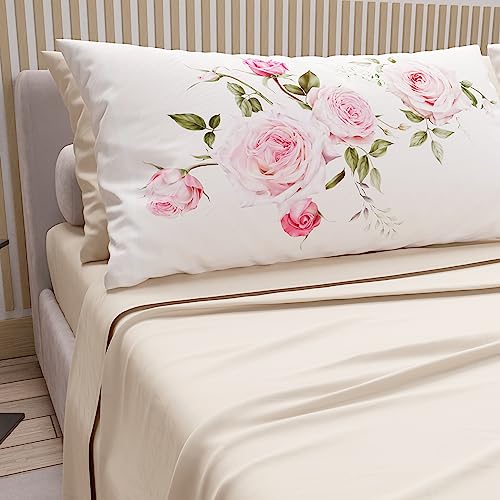 PETTI Artigiani Italiani, Double Bed Sheets in Cotton with Pillowcases in Digital Print