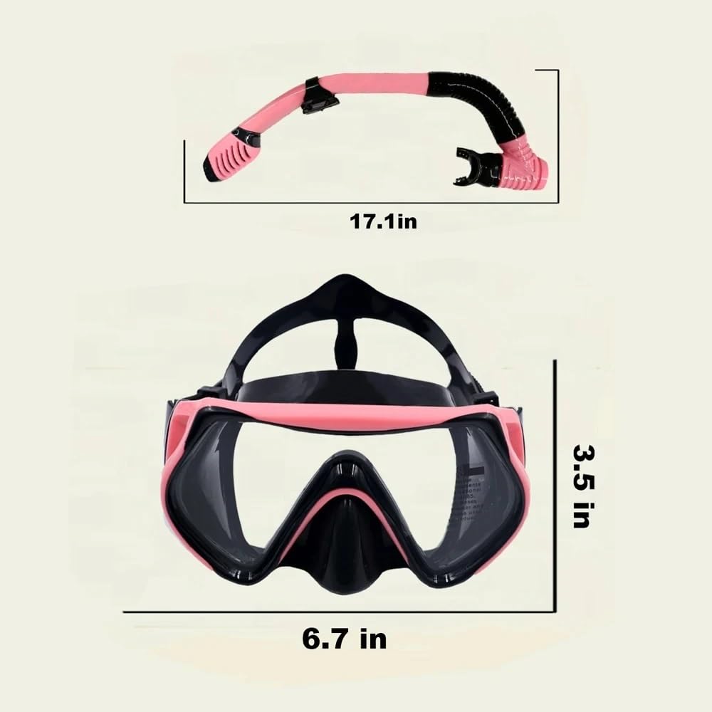 Maschera Snorkeling Mask Set maschera da snorkeling per bambini, maschera da nuoto per bambini, maschera da snorkeling per immersioni libere, occhiali da nuoto antiappannamento