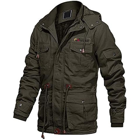 EKLENTSON Men's Cotton Winter Windbreaker Cover