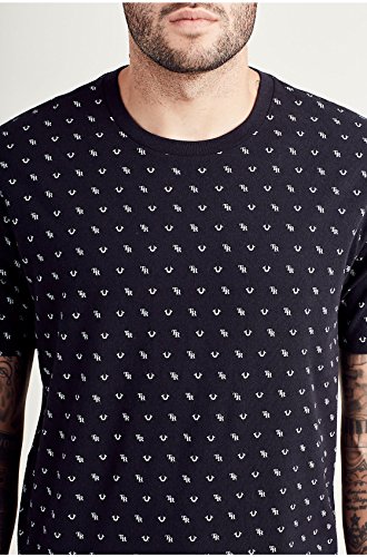 True Religion Men's All Over Monogram Tee T Shirt3