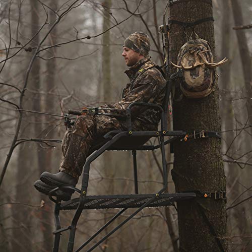 Rivers Edge One Man Ladder Stand, Lockdown Wide 1-Man