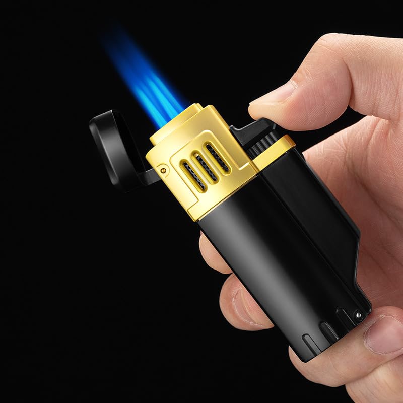 Encendedor multifuncional con soporte oculto cuatro fuegos CB-24K4 miniatura 2