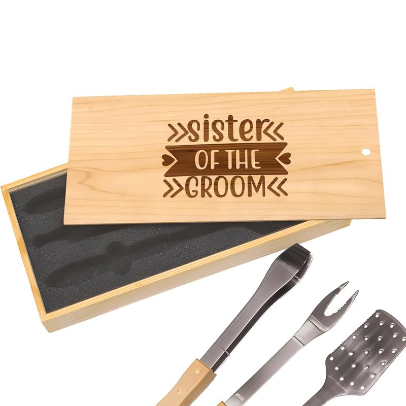 Set para Parrilla con Espátula, Pinzas y Tenedor en Acero Inoxidable miniatura 1