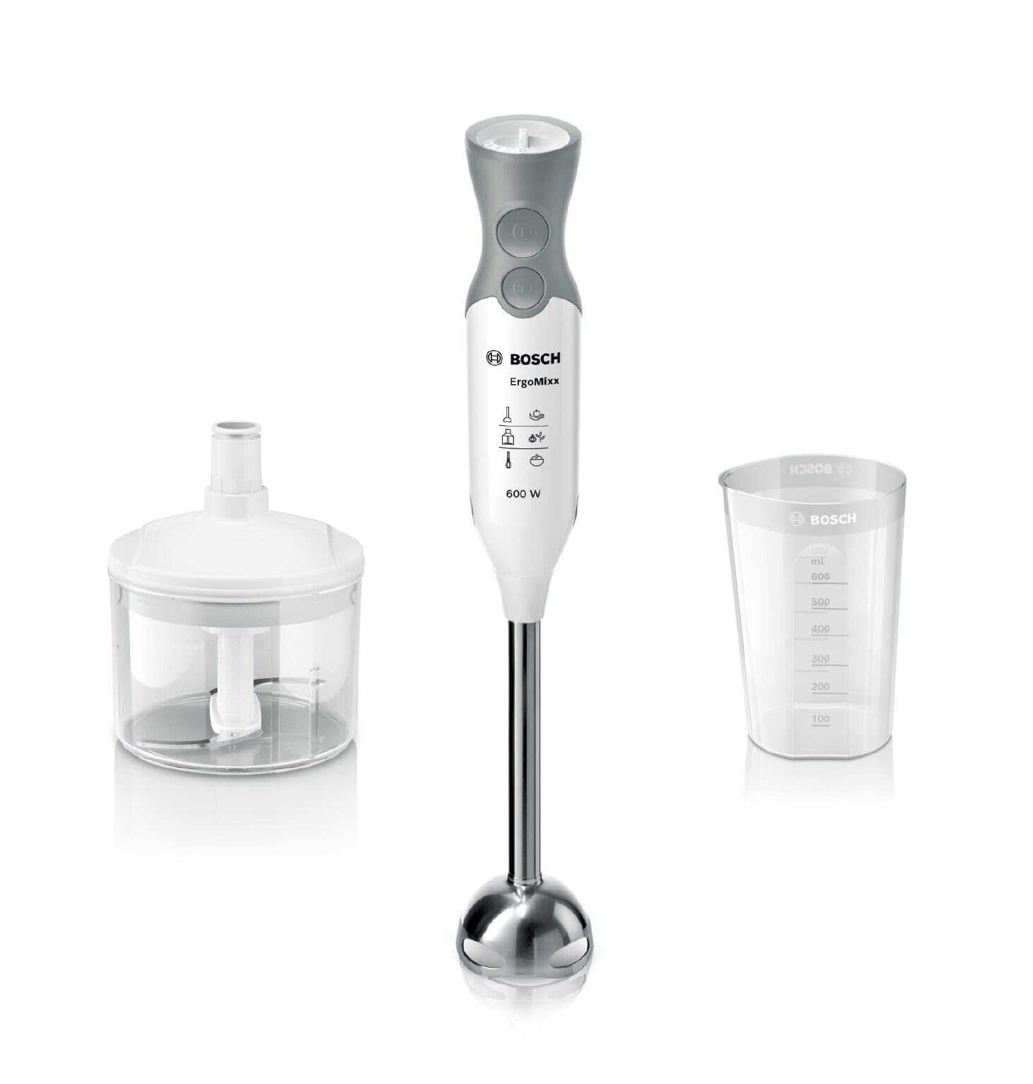 LUTH Zerkleinerer 500ml Für Bosch Stabmixer - Kompatibel Mit ErgoMixx Modellen