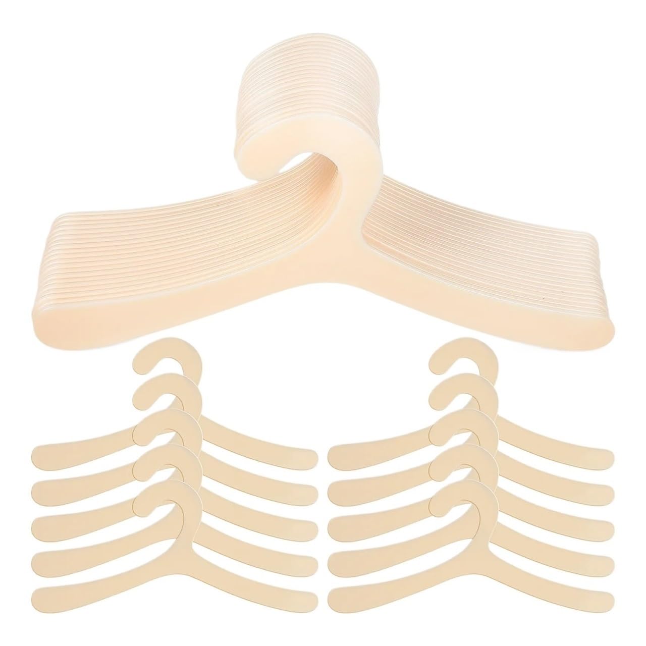 10Pcs Pet Clothes Hangers Clothing Racks For Drying Organizing Apparel