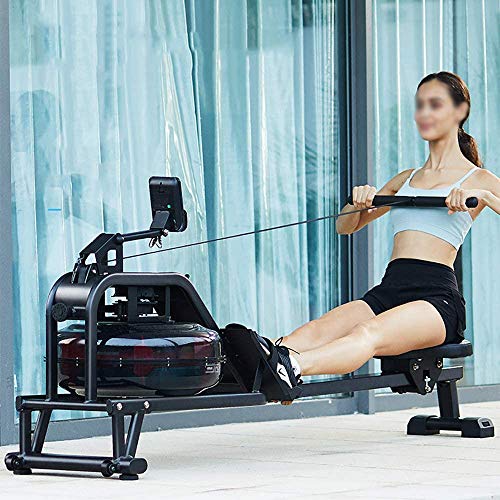 Image of Rowing Machine Aerobic Exercise with LCD Smart Meter Using 2.0T-3.0T Thick Stainless Steel Double Triangle Five-Point Support