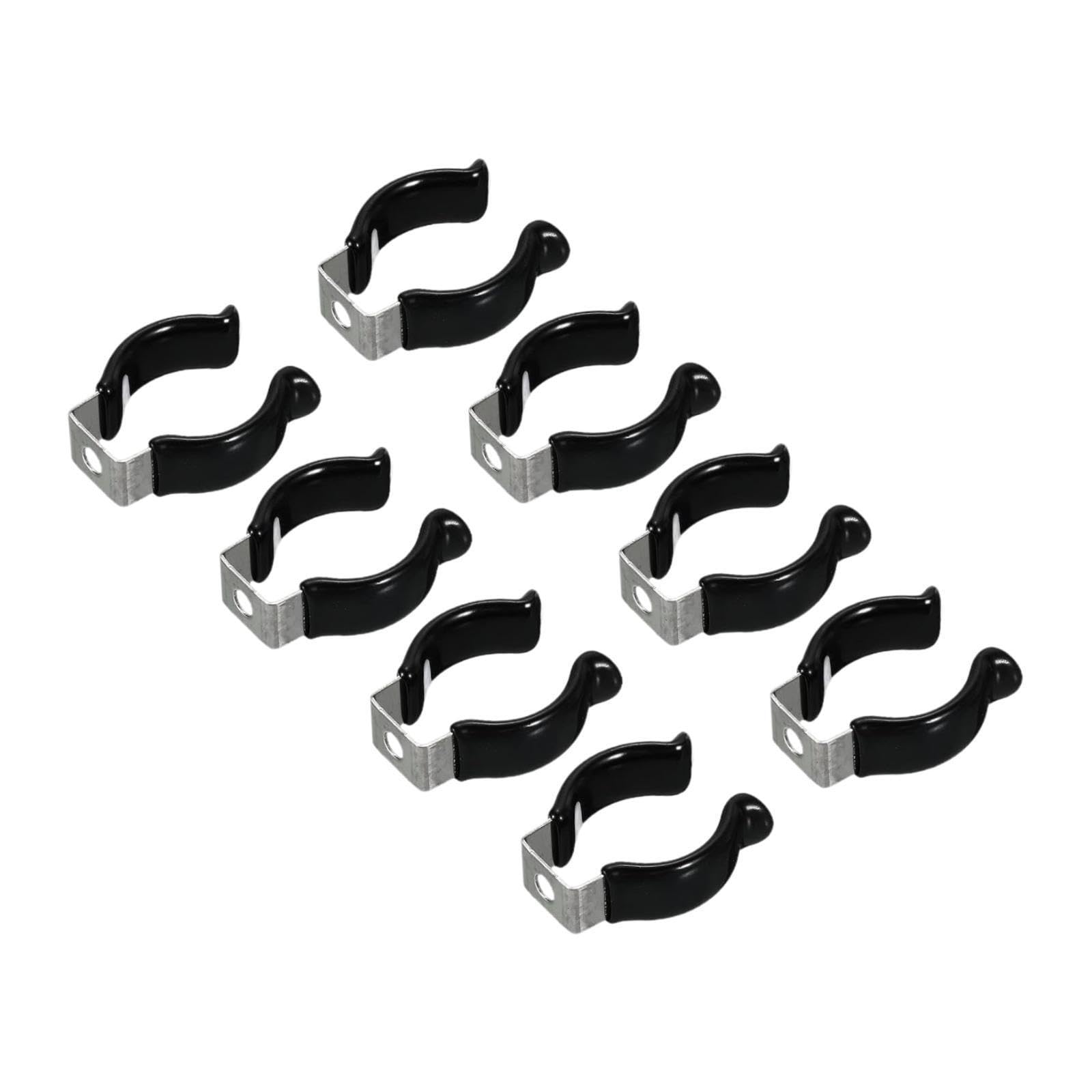 Lixsazse Black Light Tube Clips Holder Bracket For Led Light Tube Reliable Support Options Ensuring Efficient Installation In Home And Work Environments Manganese, T12