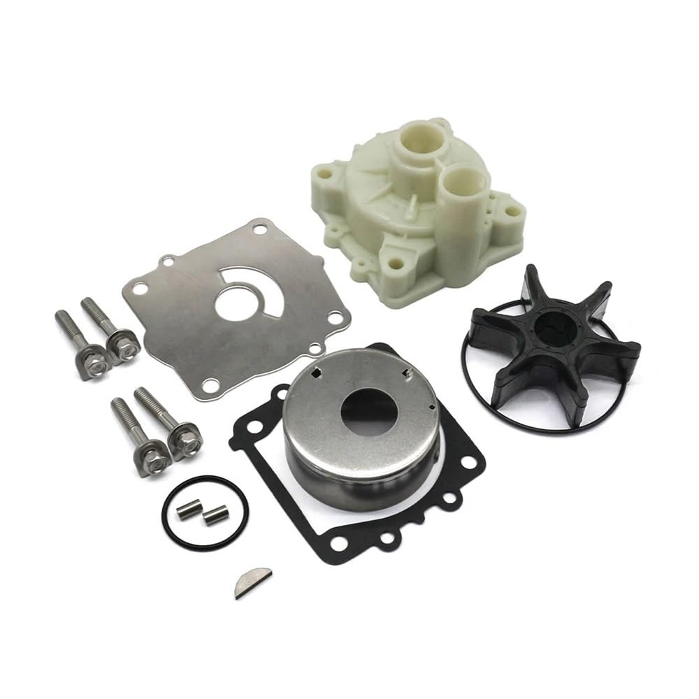 68V-W0078 Wasserpumpen-Reparatursatz mit Gehäuse, passend for ymh Außenbordmotor 4-Takt 75 PS 90 PS 115 PS 68V-W0078-00 01 02 18-3442
