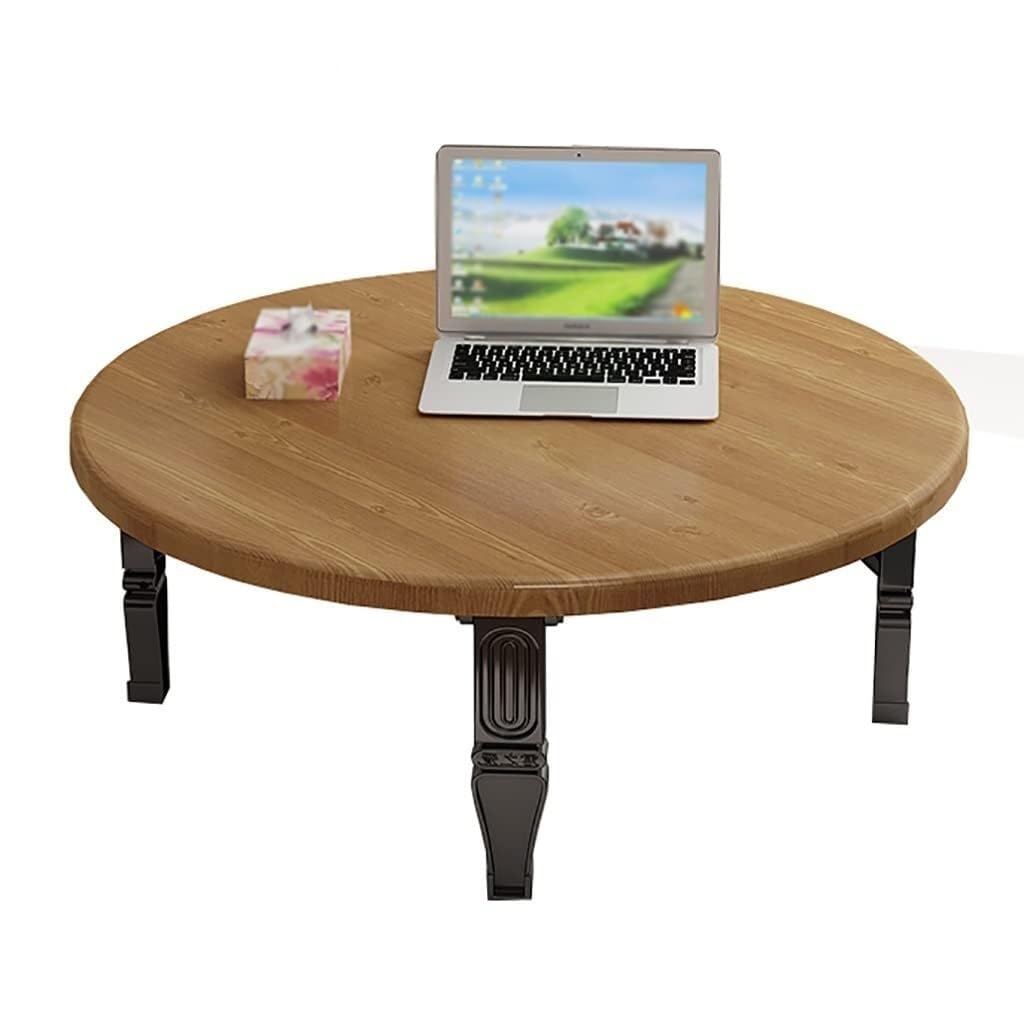Table d'ordinateur petite table kang ronde pliante pour studio
