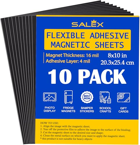 Magnetic Sheets with Adhesive Backing 8