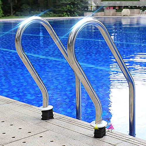 Escalera para piscina acero inoxidable 2 peldaños antideslizante miniatura 4