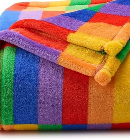 Miniatura 2 de Manta de felpa mullida y acogedora súper suave de gran tamaño de 5 x 6 pies para cualquier temporada. Perfecta para sofá, silla, cama, campamento y