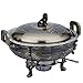 Produktbild YYCHJU Chinesischen Stil Antik geprägte Kupfer Hot Pot Flachmann Antik Kupfer kleine Hot Pot Carbon Solid Fire Boiler Raum trocken kommerziellen Edelstahl (Color : Bronze)