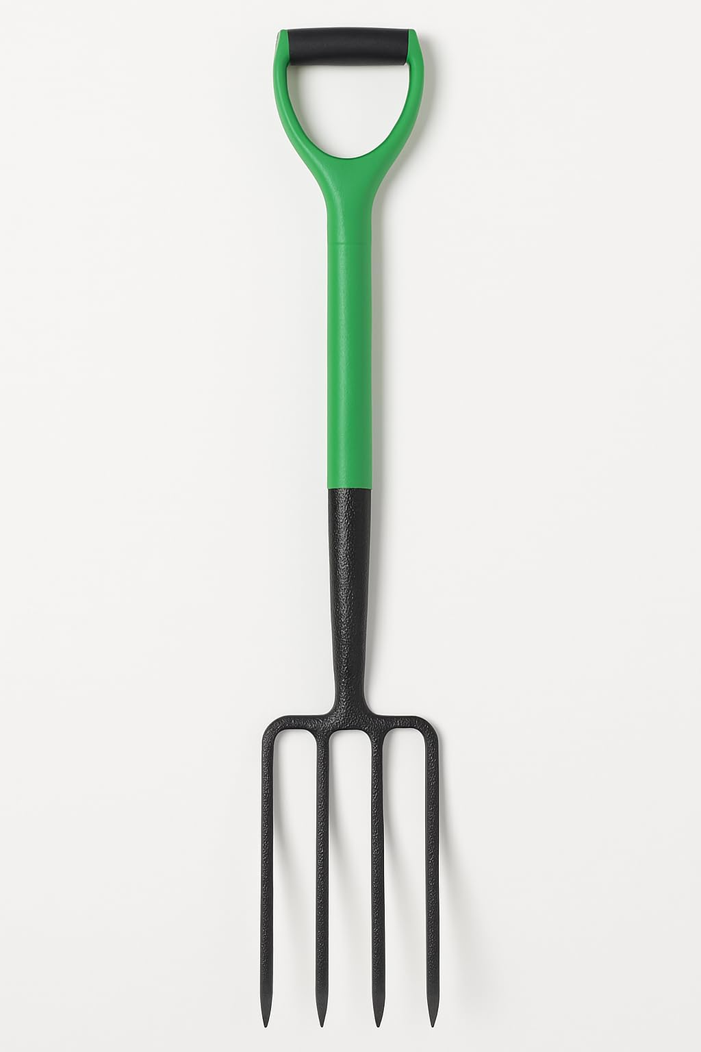 garden fork Heavy Duty Carbon Steel Digging Fork Garden Border Fork with 4 Tooth Handle Cultivating, Digging & Aerating Soil Rust-Resistant Manure Fork for Gardening Ergonomic Non-Slip Grip.