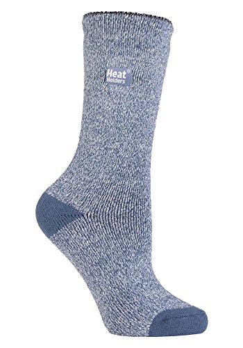 HEAT HOLDERS Lite - Ladies Warm Thermal Casual Socks in 5 colors, 5-9 US 37-42 Eur. (Denim Blue)