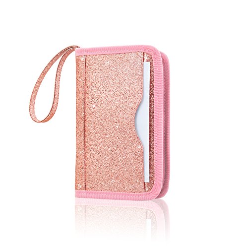 ACdream Carrying Case for Nintendo New 2DS XL/New 3DS XL, Premium PU Leather Protective Case Bag Holder with Portable, Glitter Rose Gold ACdream Carrying Case for Nintendo New 2DS XL/New 3DS XL, Premium PU Leather Protective Case Bag Holder with Portable, Glitter Rose Gold