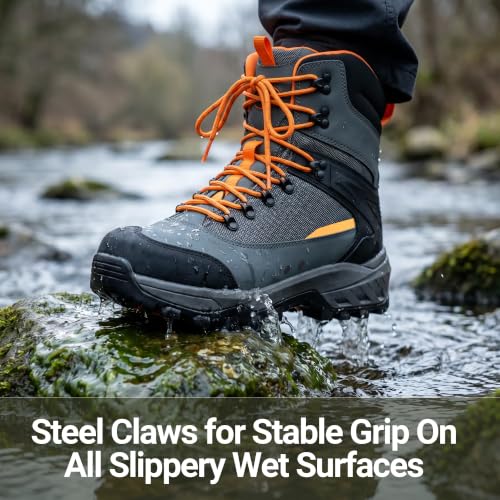 Image of 8 Fans Wading Boots with Terrain Grip Outsole, Lightweight Wading Shoes,Fishing Boot