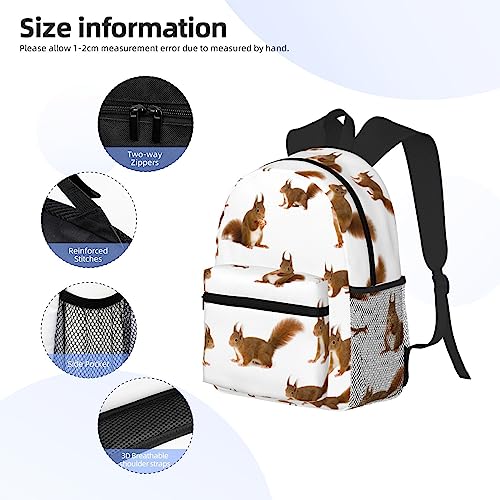 Sac à dos WURTON noir imprimé écureuil polyvalent One Size - 5