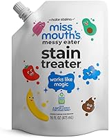 Miss Mouth's Messy Eater Stain Treater 16oz Refill - Powerful Food, Grease & Baby Stain Remover for Clothes, Upholstery, Carpets