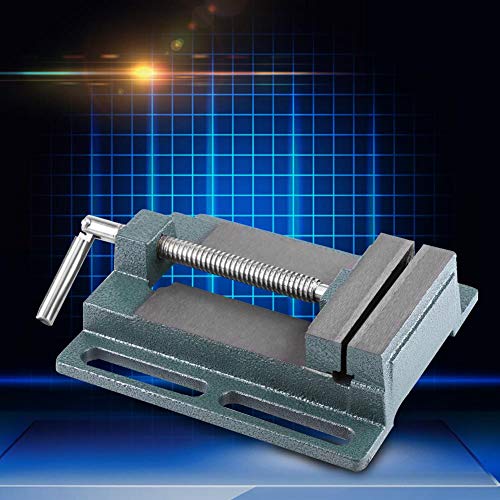 Étau pour Perceuse 4" Lourd - Ouverture de Mâchoire 110mm pour Perceuses Stationnaires - Entretien des Machines de Fraiseuse d'Atelier