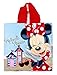 SETINO MIN-H-PONCHO-26 - Poncho de baño con capucha (55 x 80 cm), diseño de Minnie Mouse