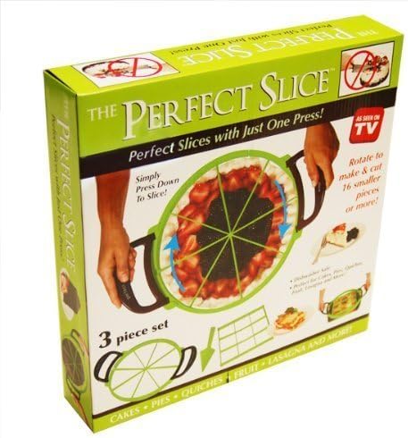 The Perfect Slice Pie Cake Slicer As seen on TV 3 Piece Set, Garden, Lawn, Maintenance