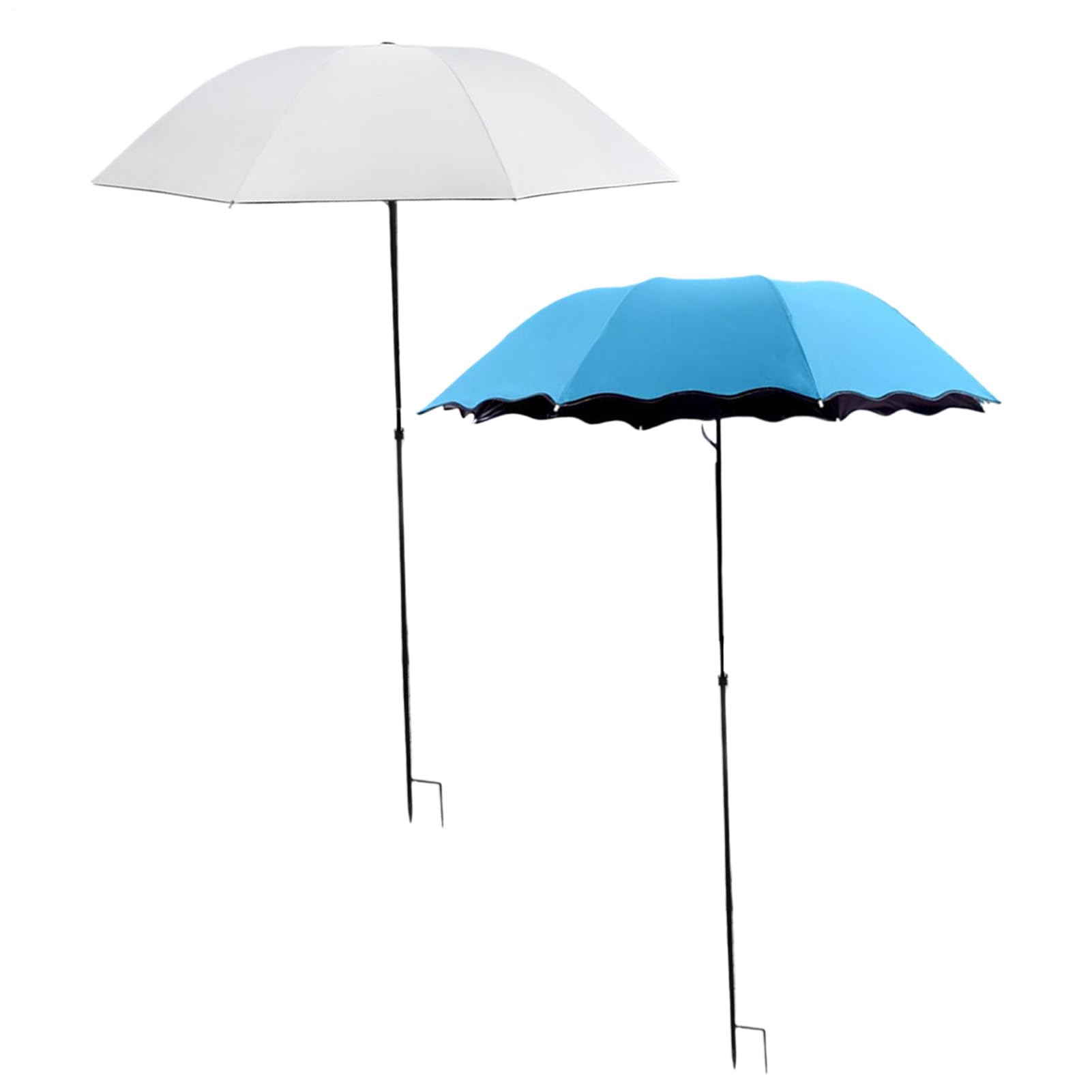 Outdoor Plants Umbrella, All-Weather Protection, 125x95cm, Plant Sun Protection Cover, Fishing Umbrella, Versatile Multipurpose Shade, For Patio Balcony Backyard Picnic Beach Park
