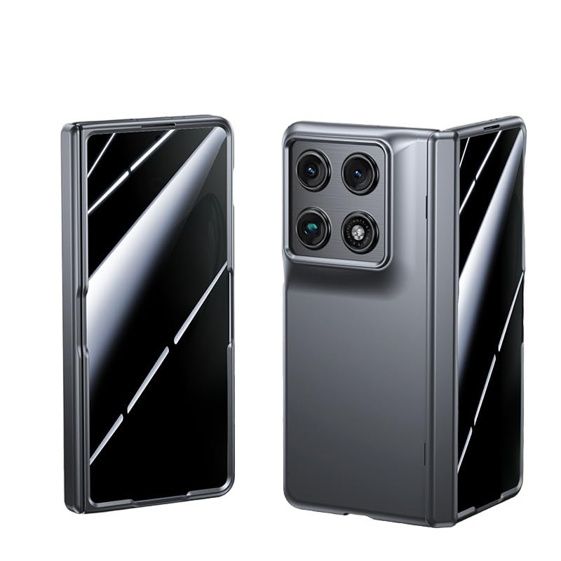 Anti-espionnage pour Moto Razr 2026 : coque magnétique ultra mince grise