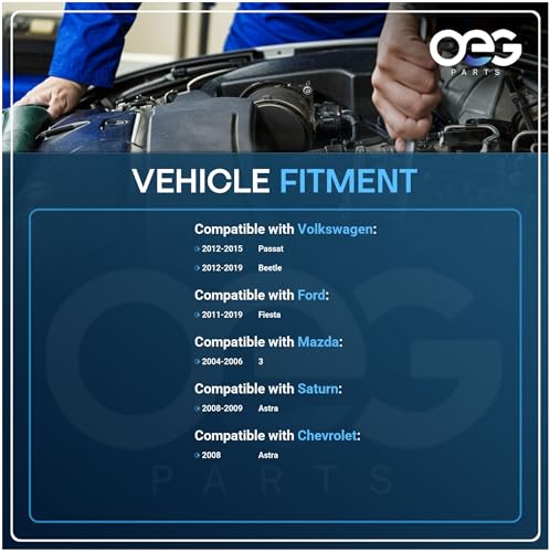 Image of OEG Parts New Windshield Wiper Motor Compatible with Ford Fiesta 11-19, Mazda 3 04-06, VW Beetle Passat 2012-2017 561-955-023B, 561-955-119A, BE8Z-17508-A, 93179149, BP4K-67-340, 43-4418, 85-4418