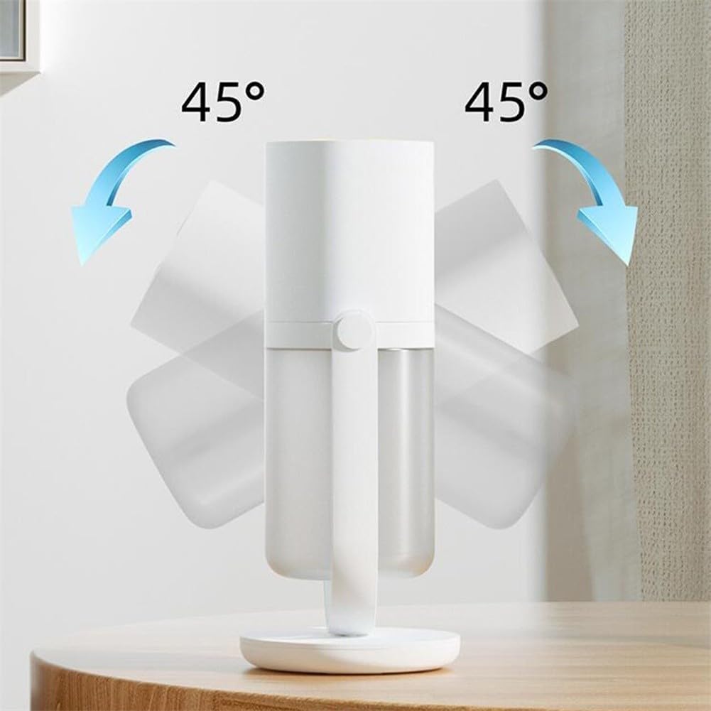 Domésticos Humidificador de aromaterapia de Doble pulverización Giratorio humidificador USB portátil for Coche humidificador Simple de Escritorio