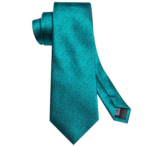 Image of Hi-Tie 5Pcs Mens Solid Color Silk Tie Satin Pretied Bowtie Lapel Pin for Men Handkerchief Cufflink Wedding Gift Box