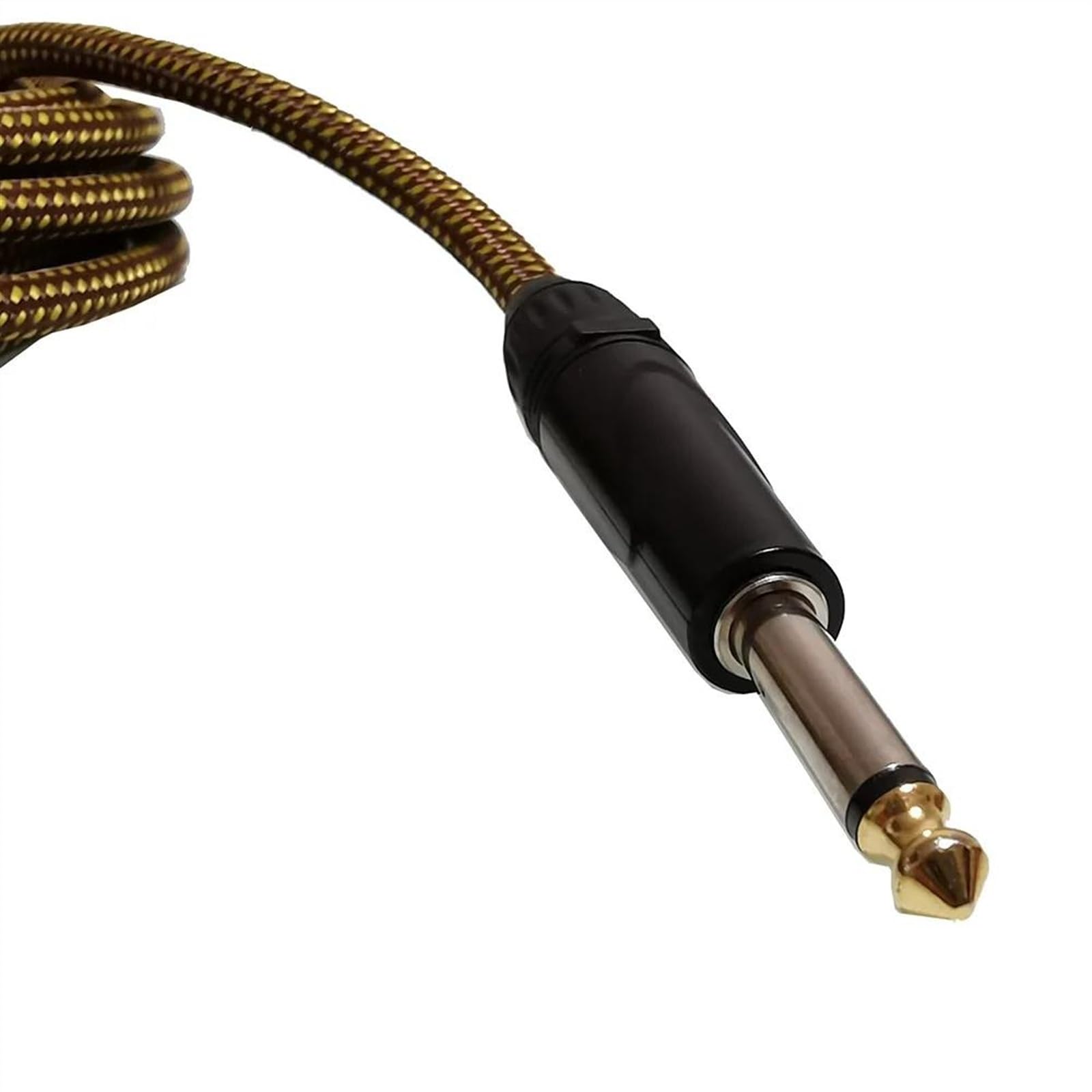 Professionelles Gitarren-Audiokabel 4,5 M Kabel, Gitarrenkabel, Gerades Auf Rechtwinkliges 1/4 Zoll 6,35 Mm Stecker, Bass-Keyboard-Instrumentenkabel
