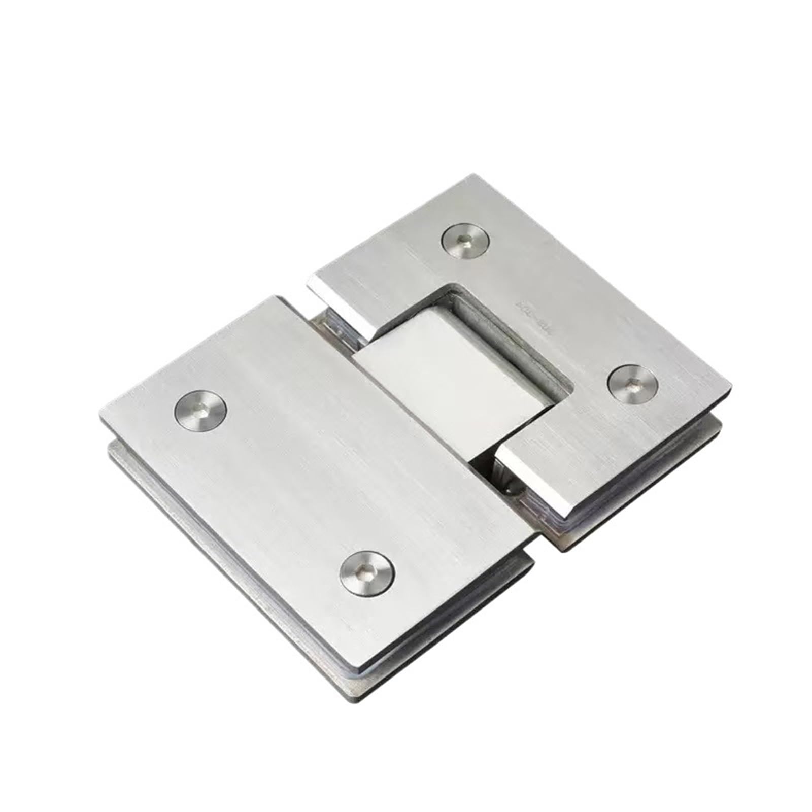 Kdhcvkz Silver 90 Degrees 1Pcs Stainless Steel 90/180 Degree Door Hinge(Silver 90 Degrees)