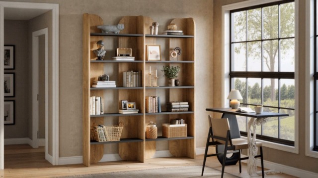 Amazon.com: Tribesigns 5-Tier Farmhouse Bookshelf, 70.87-Inch Tall