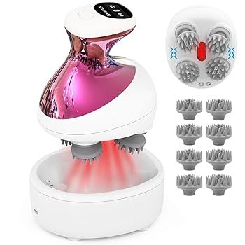 Youmay EMS ヘッドスパ 電動頭皮ブラシ Amazon | Youmay ヘッドスパ EMS 電動頭皮ブラシ 電気針 赤色LED