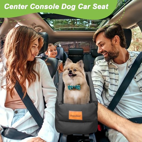 melafa365 Assento De Carro Para Cães Pequenos, Assento De Carro Para Animais De Estimação Com Consol